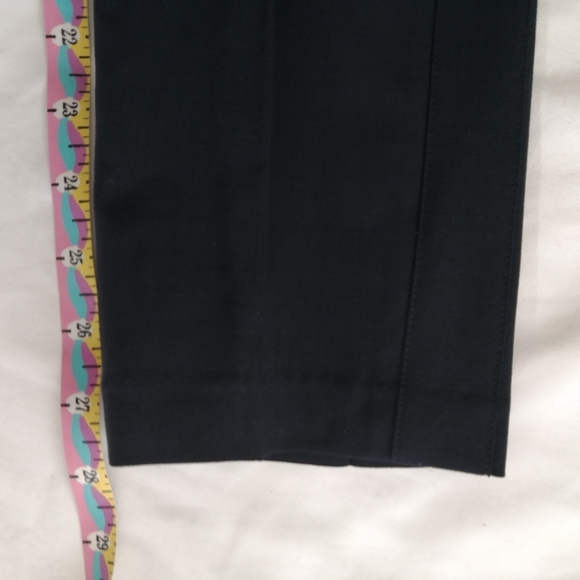 Vince Wool Tuxedo Stripe Slim Navy Trouser Pants 2 - Picture 15 of 16